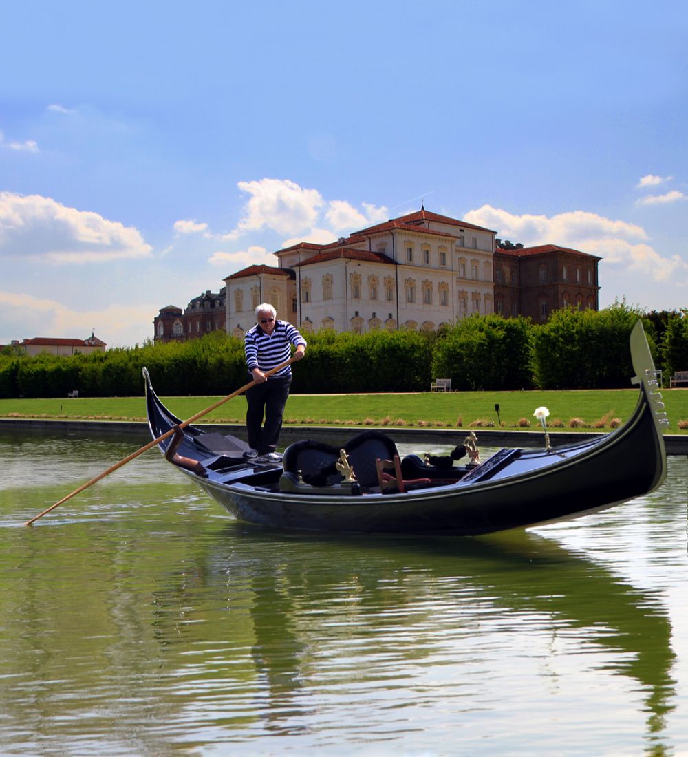 Le Gondole nella Peschiera, Reggia di Venaria Reale (Torino) 